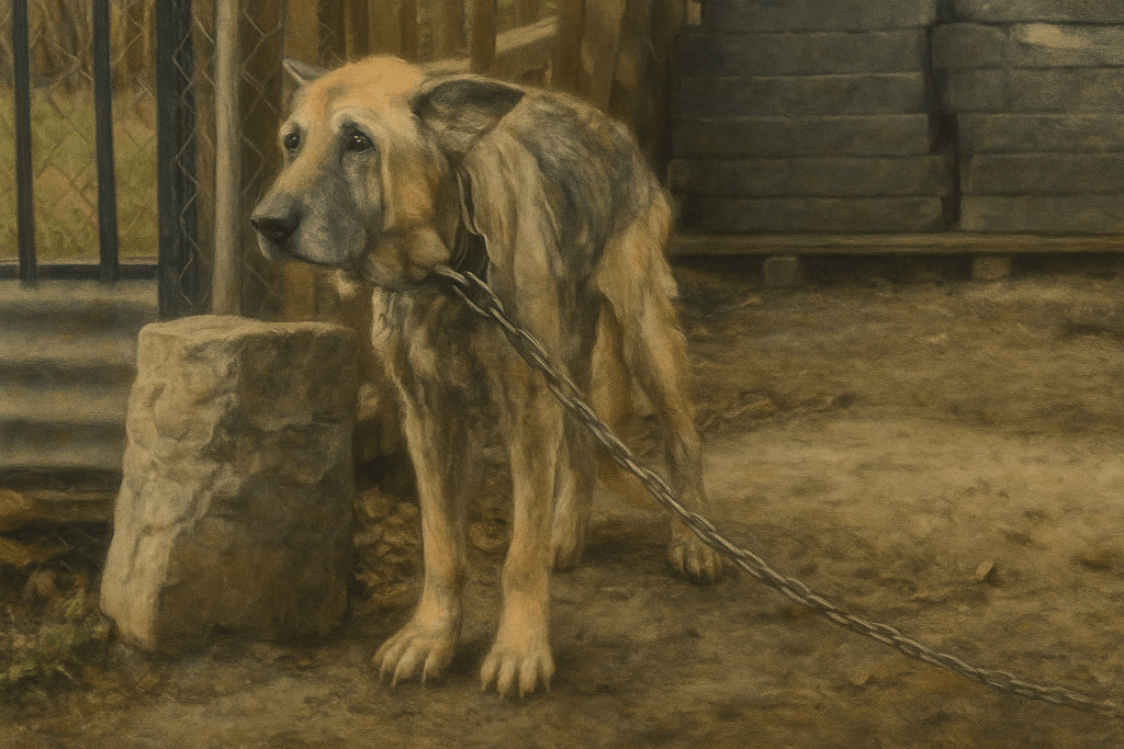 rescued stray dog finally loved