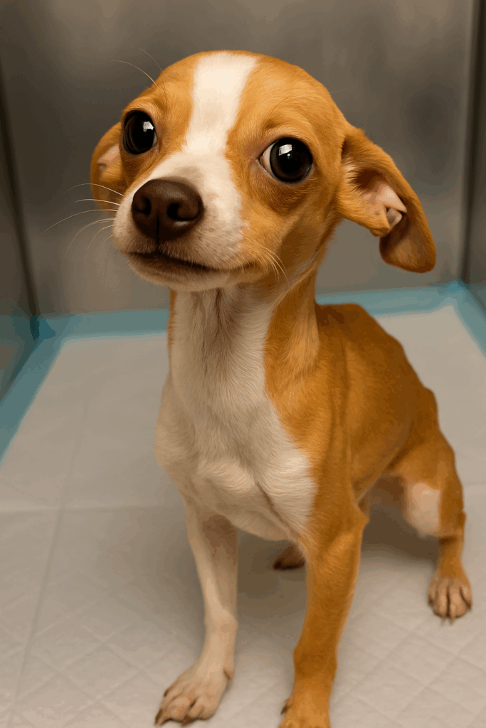 abandoned starving puppy before and after