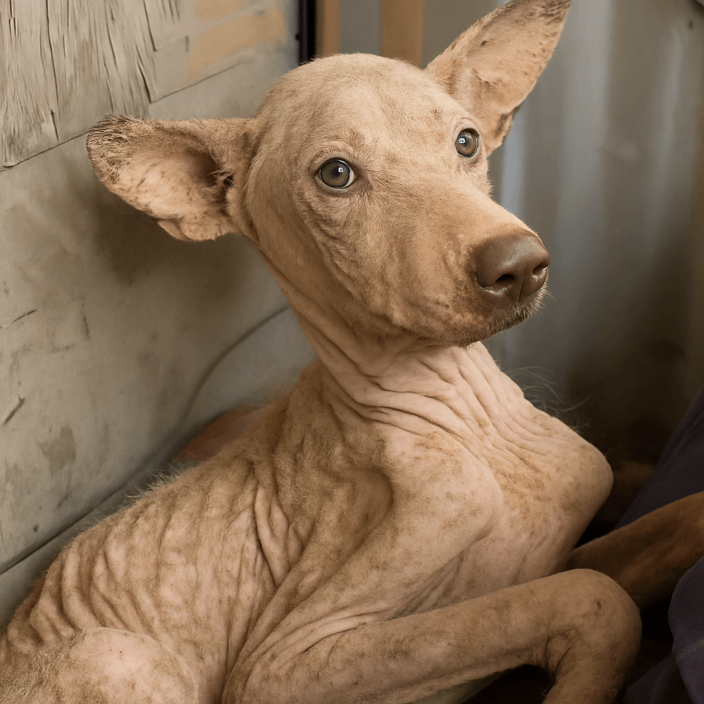 malnourished puppy transformation