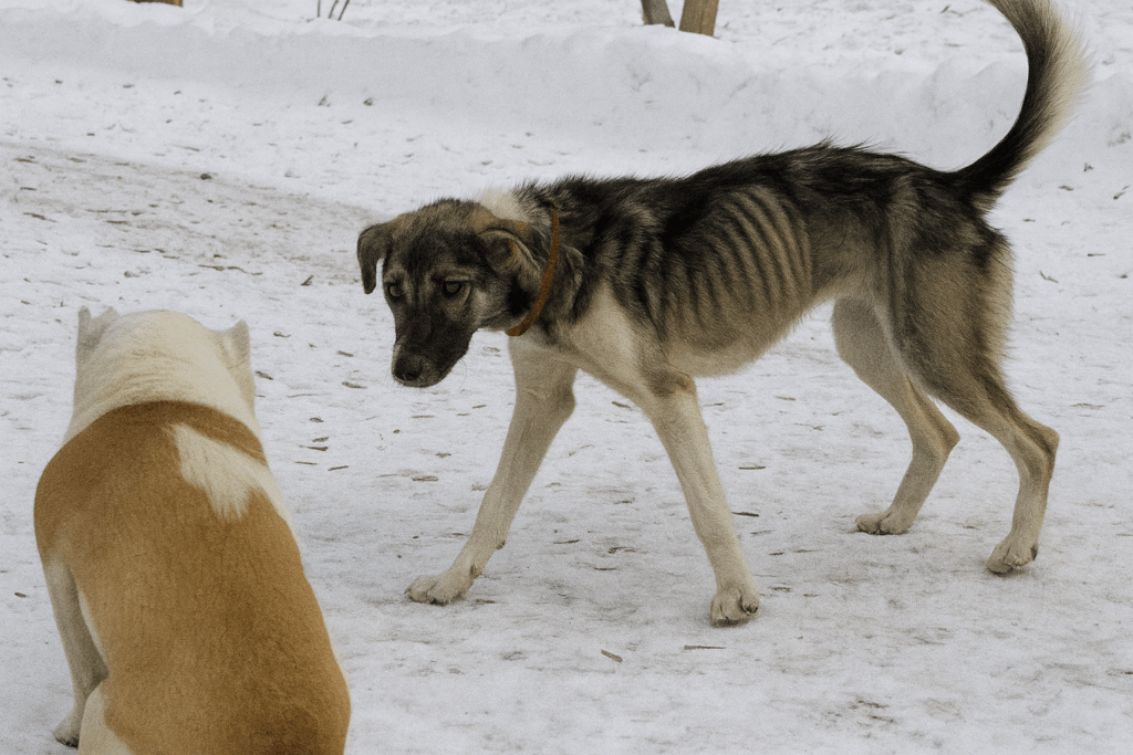 rescued dog joyful new life