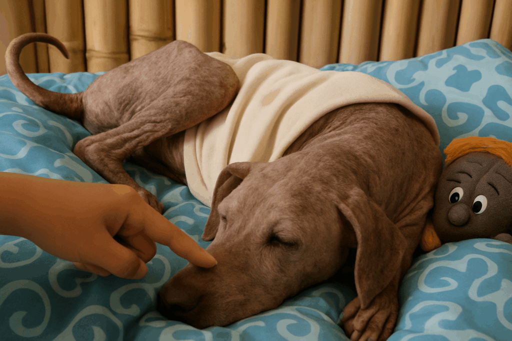 abandoned dog recovery success