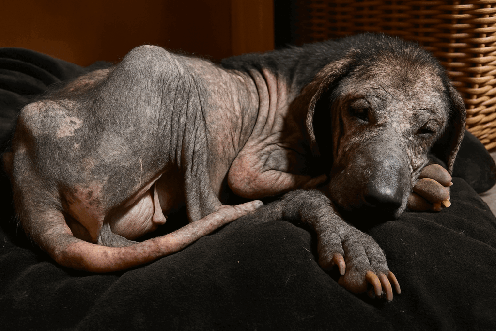 Luna rescue story dog transformation before after