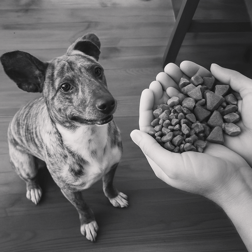 rescued puppy after skull and jaw surgery recovering happily
