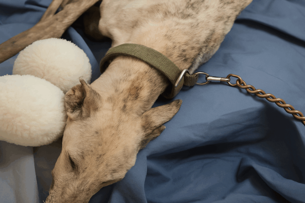 Luna bonding with caregivers during emotional recovery