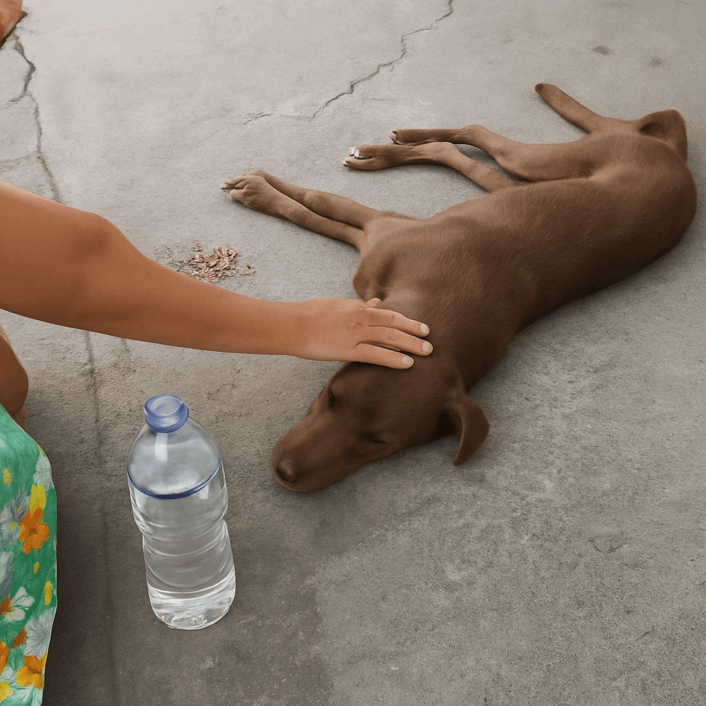 veterinary treatment for rescued dog