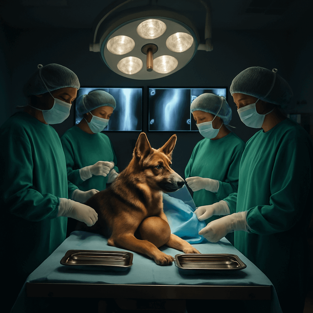 German Shepherd amputation recovery transformation