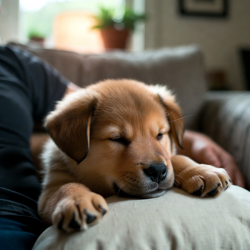 Successful result after learning how to train a puppy not to bite