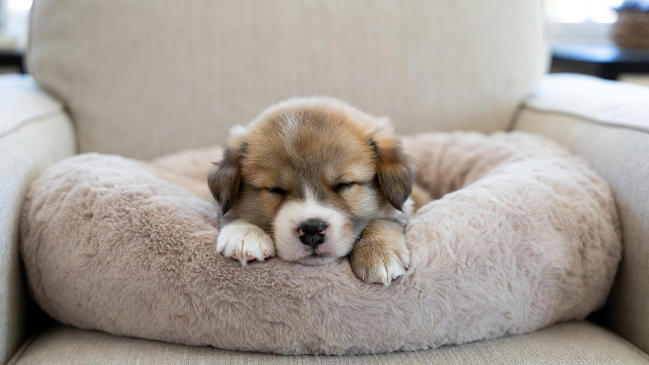 Alternative resting area while learning how to train a puppy to stop jumping on the couch