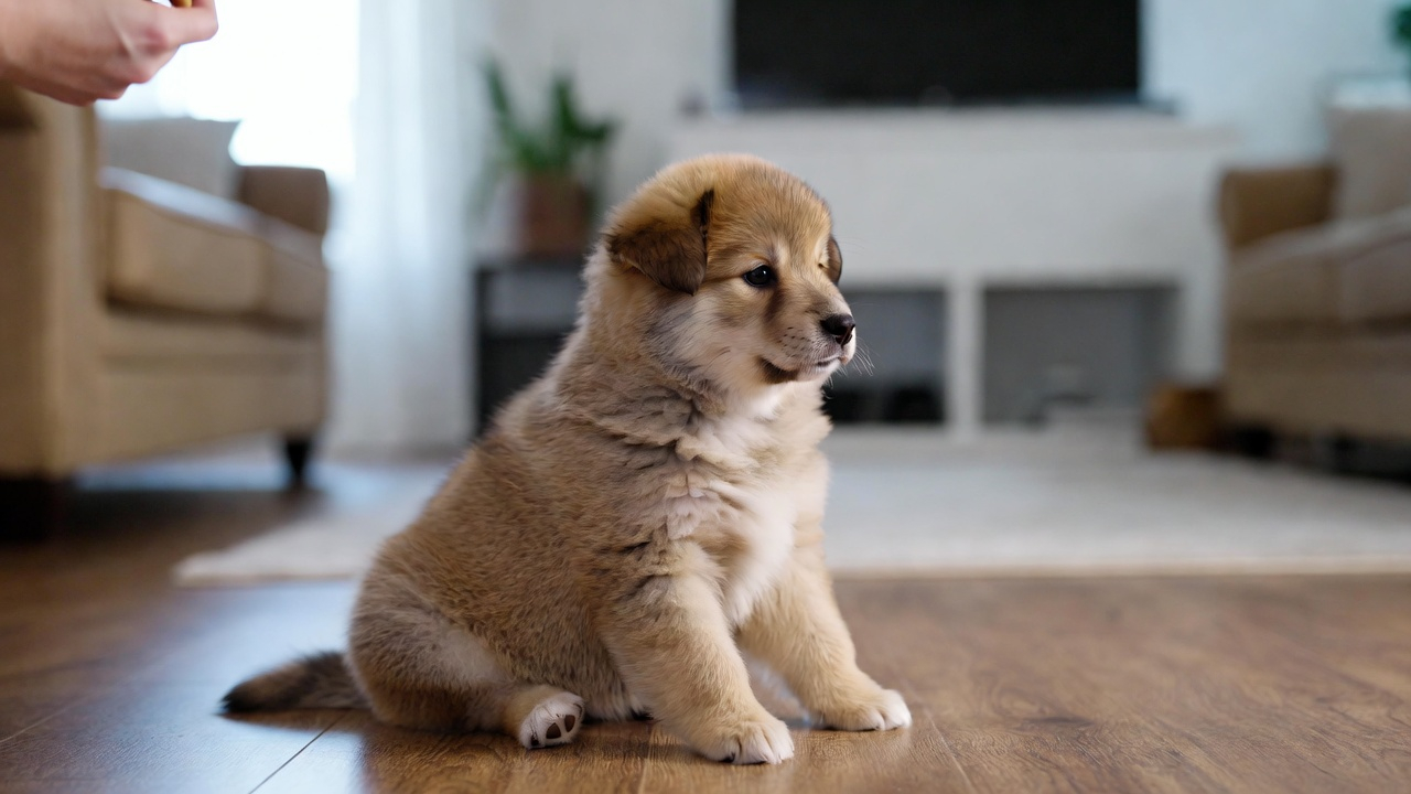 Verbal cue training for how to train a puppy to sit