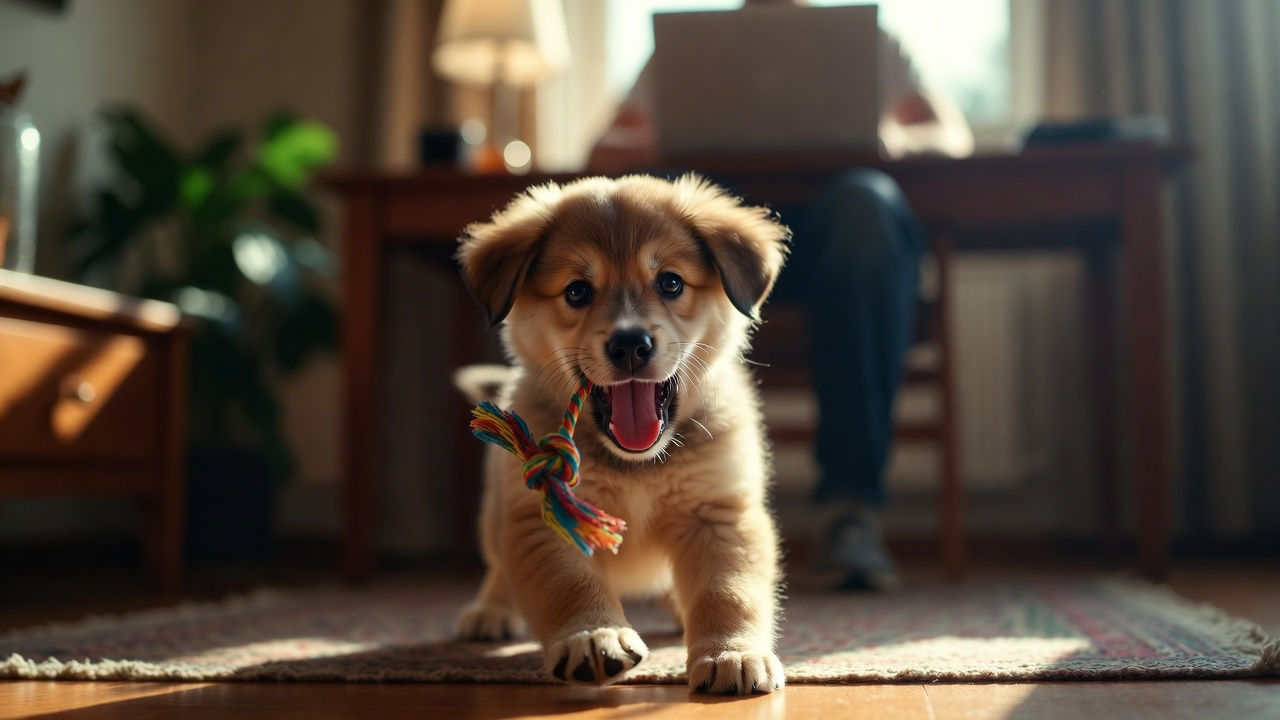 Independence training for how to train a puppy to stay home alone