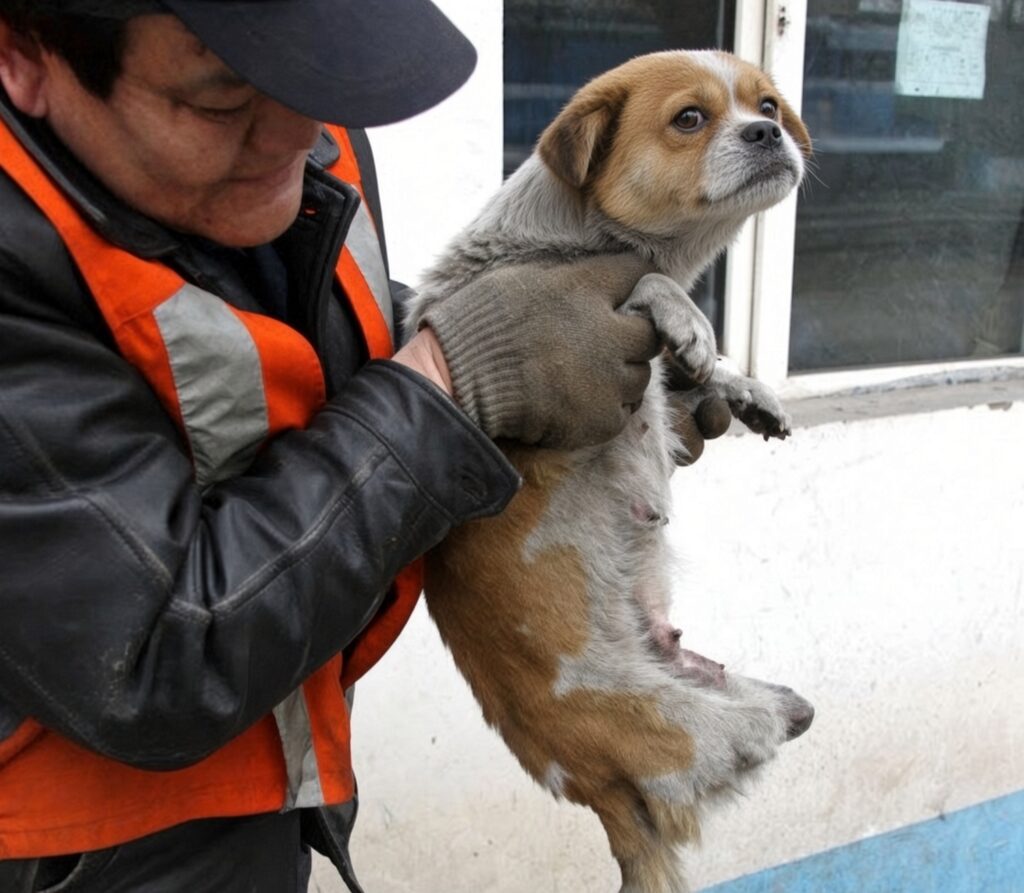 injured mother dog rescue